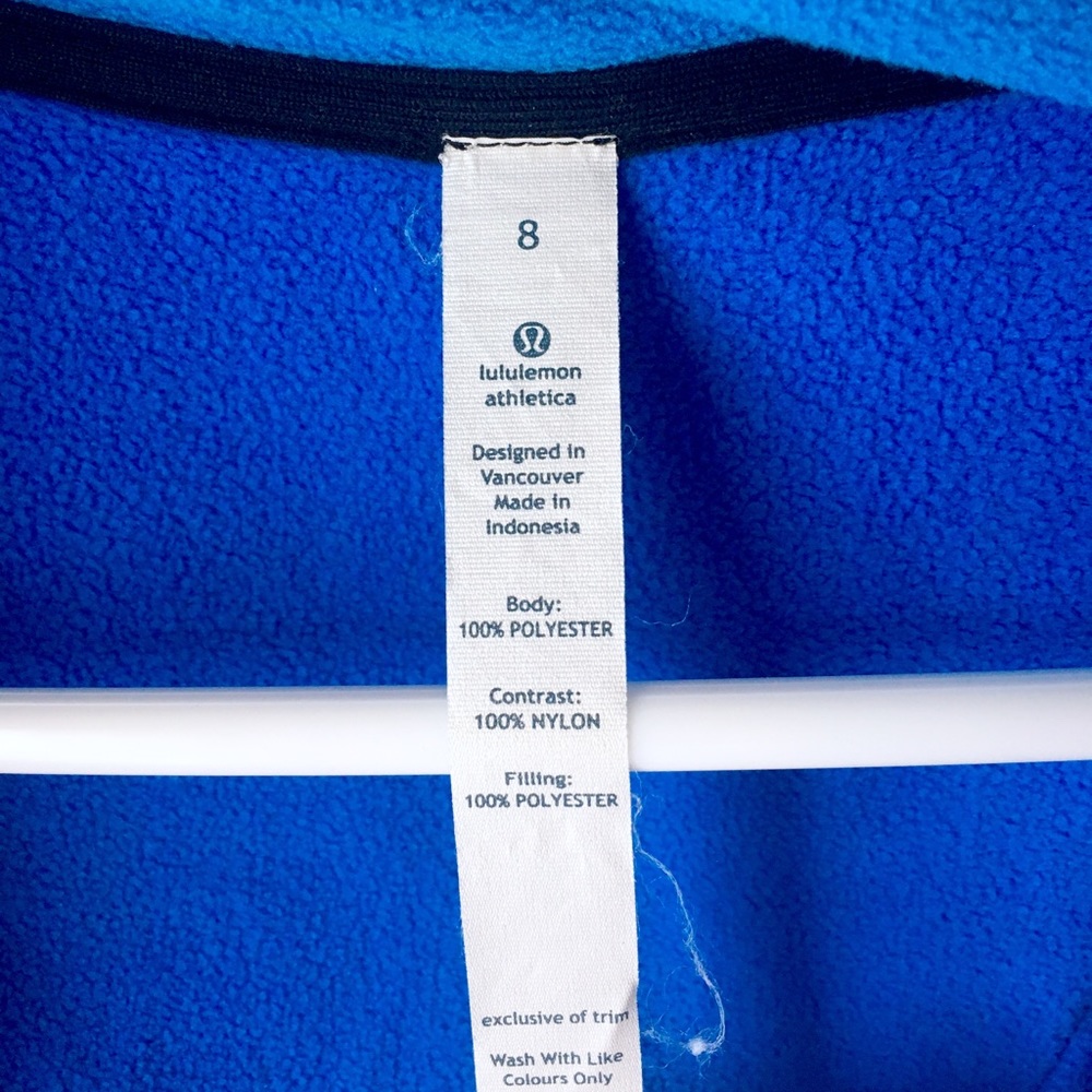 NWOT Lululemon St. Moritz jacket blue size 8 - Picture 6 of 7
